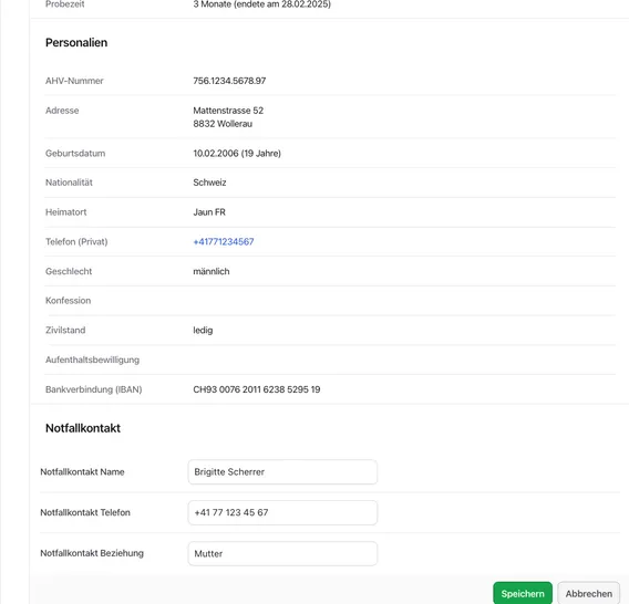 Zeitersparnis mit Self-Service