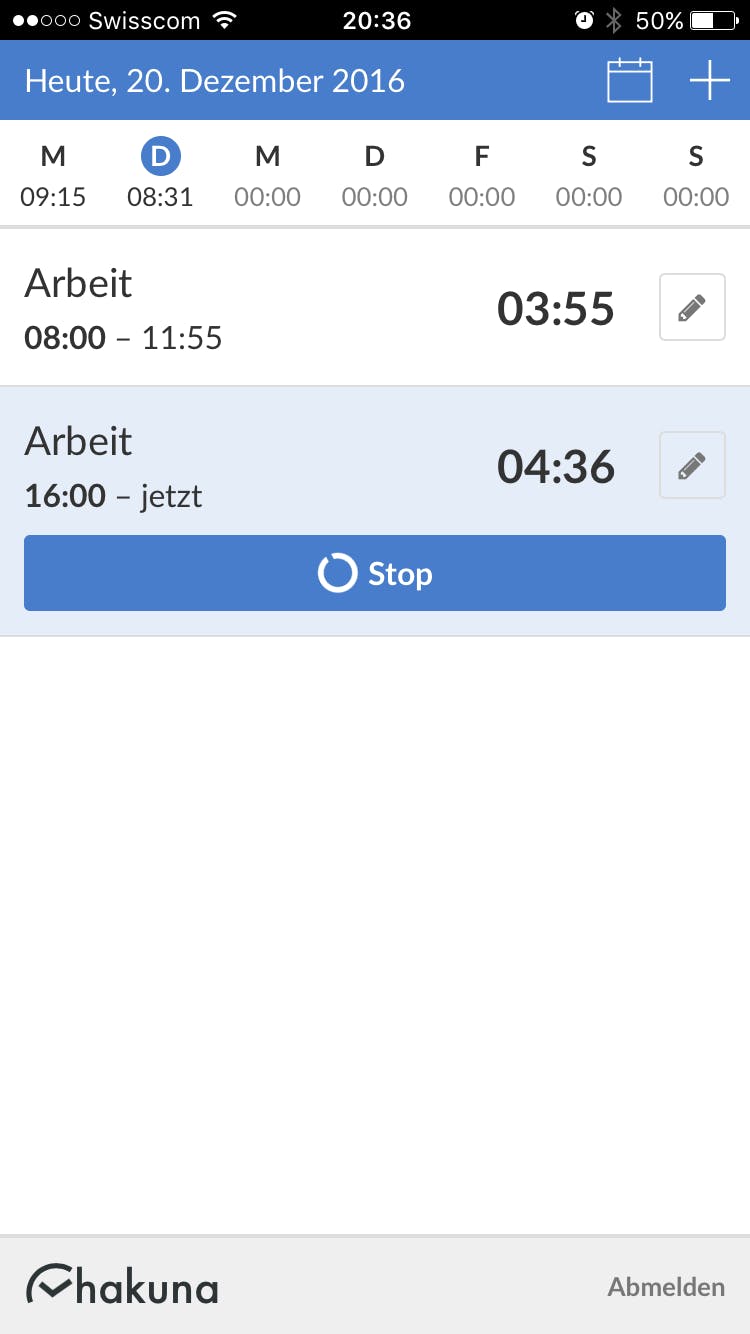 Mobile Ansicht