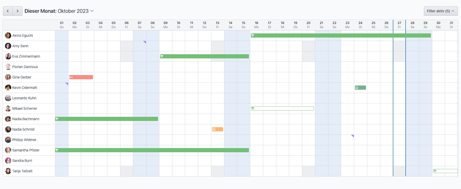 Der neue Kalender zeigt Ereignisse übersichtlich dar und bietet eine verbesserte Navigation.